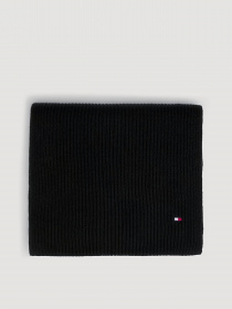 Шарф Tommy Hilfiger ESSENTIAL RIB-KNIT FLAG EMBROIDERY модель AM0AM11480-BDS Фото