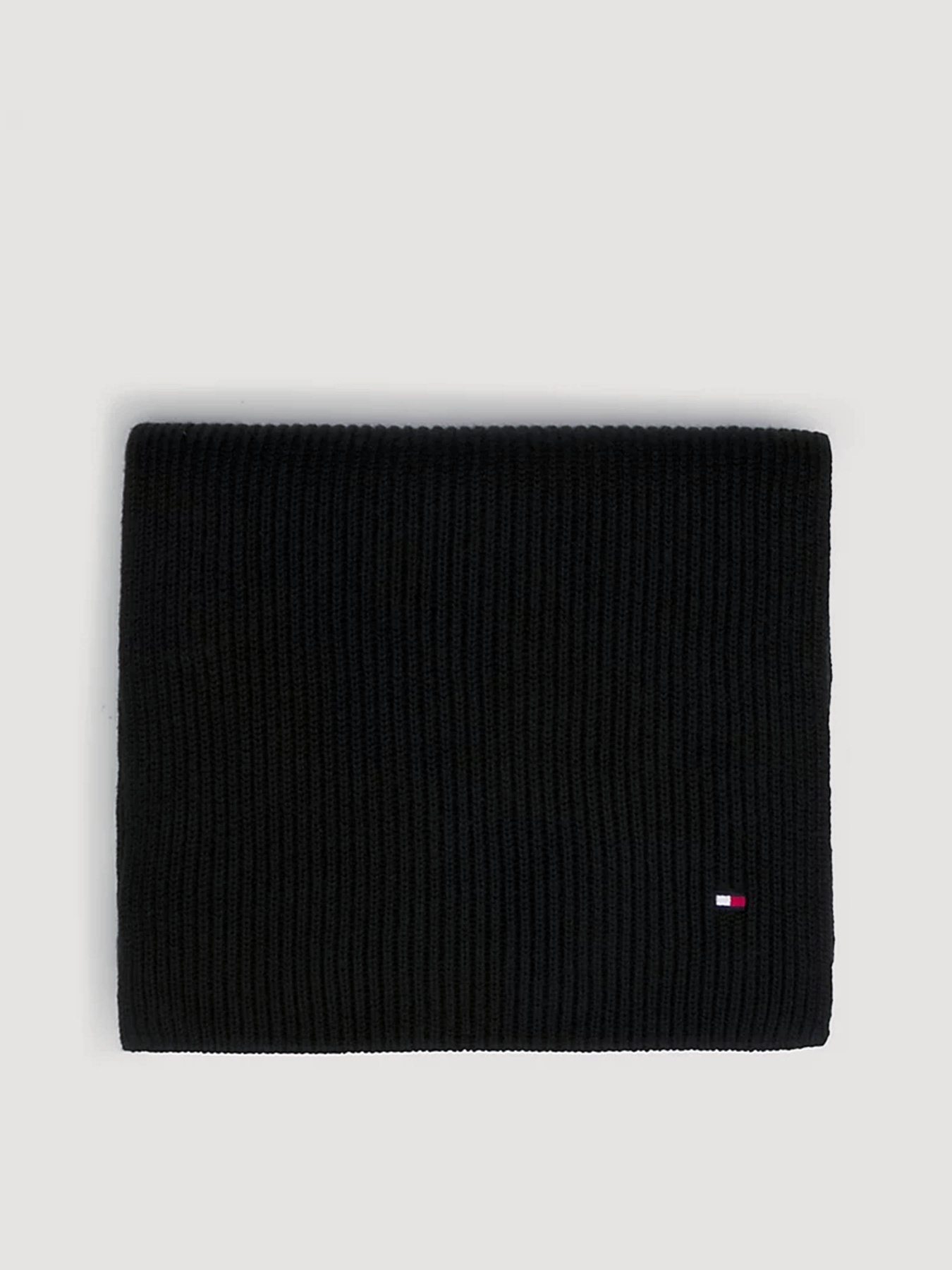 Шарф Tommy Hilfiger ESSENTIAL RIB-KNIT FLAG EMBROIDERY модель AM0AM11480-BDS Фото