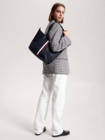 Шоппер Tommy Hilfiger Poppy Tote Corp модель AW0AW15896-DW6 Фото