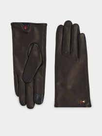 Перчатки Tommy Hilfiger Essential Flag Leather Gloves модель AW0AW15360-BDS Фото
