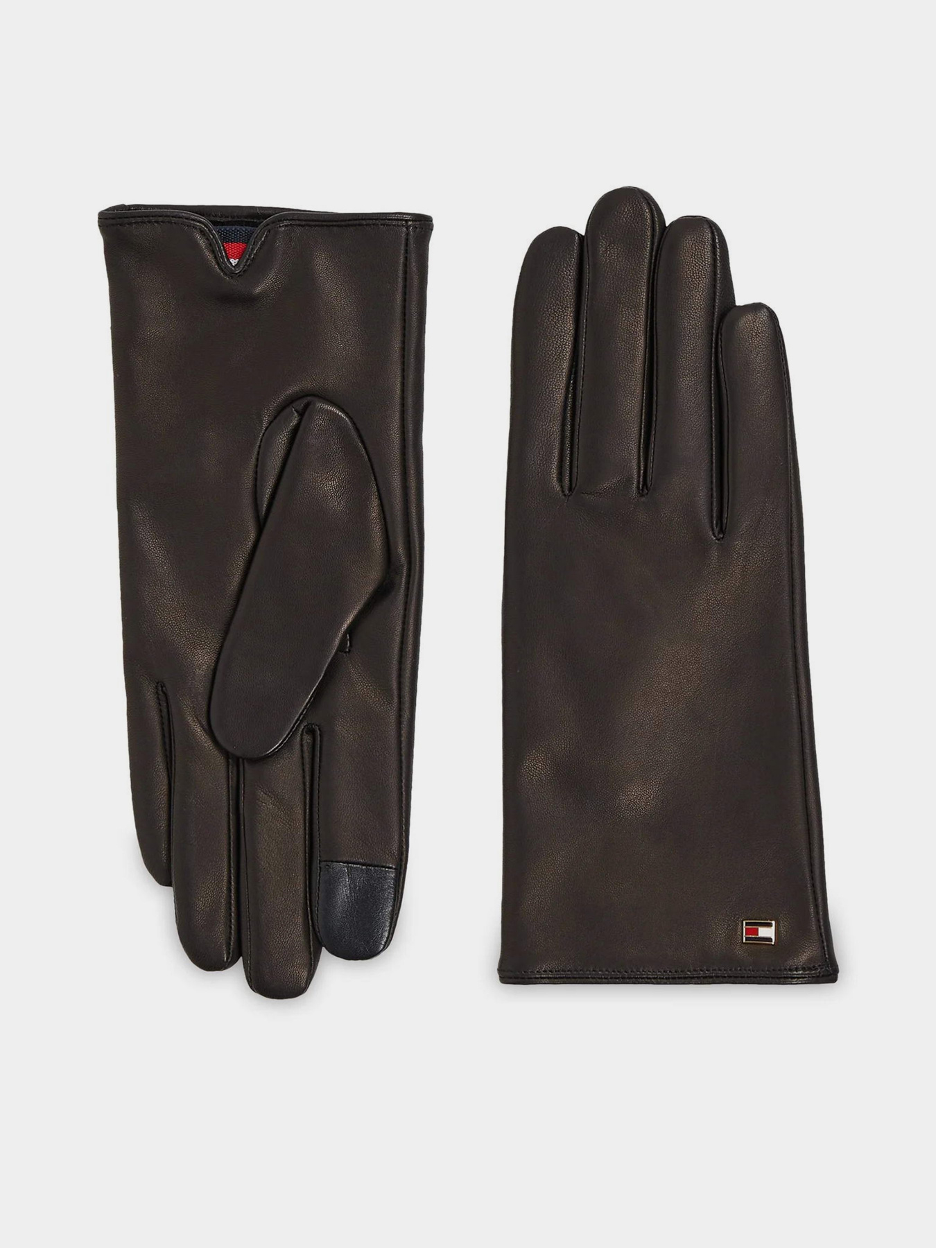 Перчатки Tommy Hilfiger Essential Flag Leather Gloves модель AW0AW15360-BDS Фото