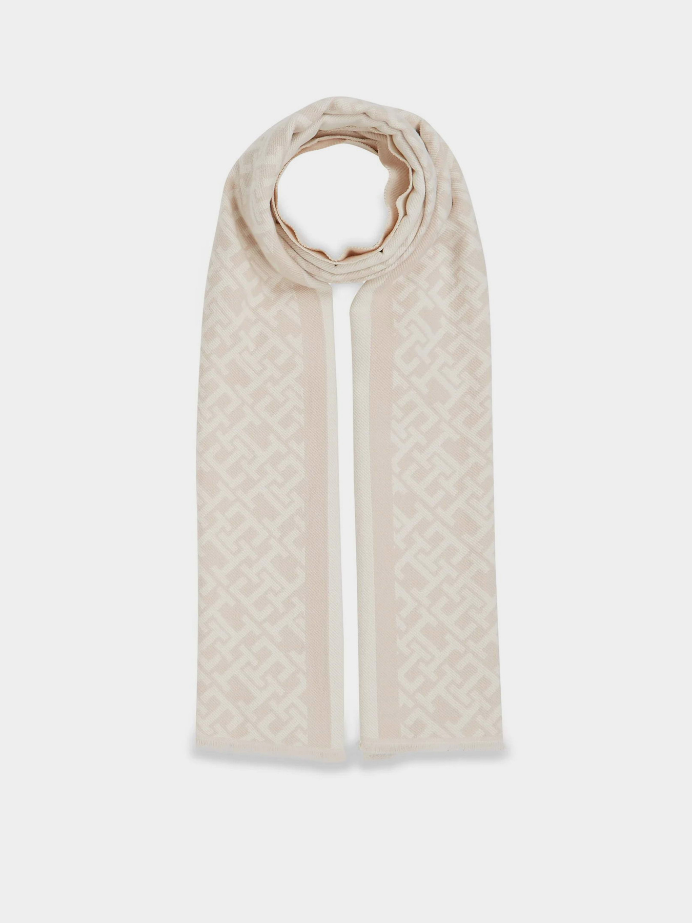 Шарф Tommy Hilfiger Monogram Brushed модель AW0AW15341-ABH Фото