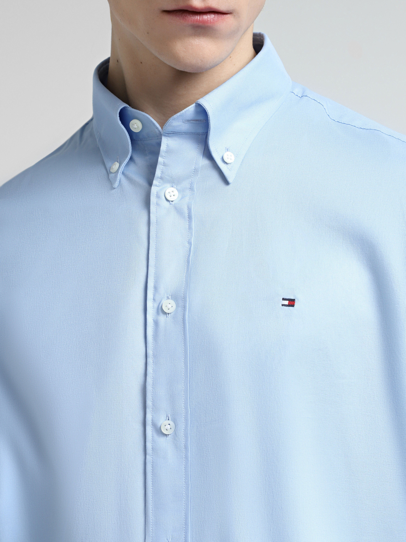 Рубашка повседневная Tommy Hilfiger модель MW0MW29969-0GZ Фото