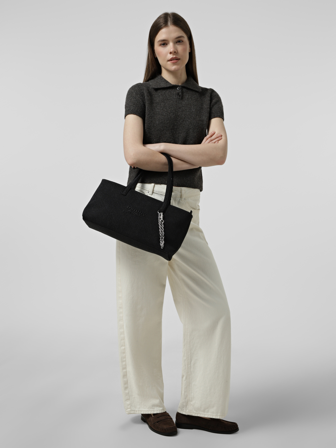 Сумка Tommy Hilfiger TJW COOL DENIM TOTE модель AW0AW18268-1BZ Фото