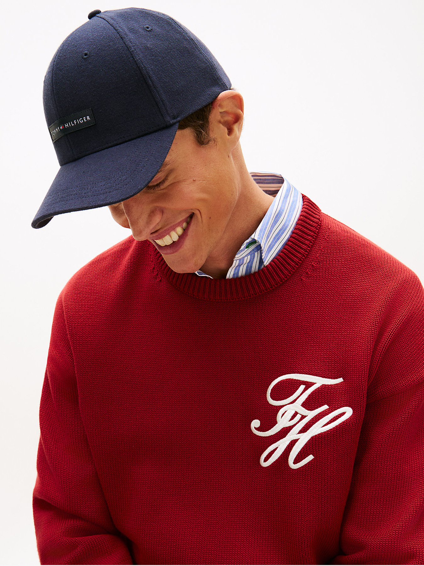 Шапки и кепки Tommy Hilfiger TH FOUNDATION CANVAS 6 PANEL C модель AM0AM14119-DW6 Фото