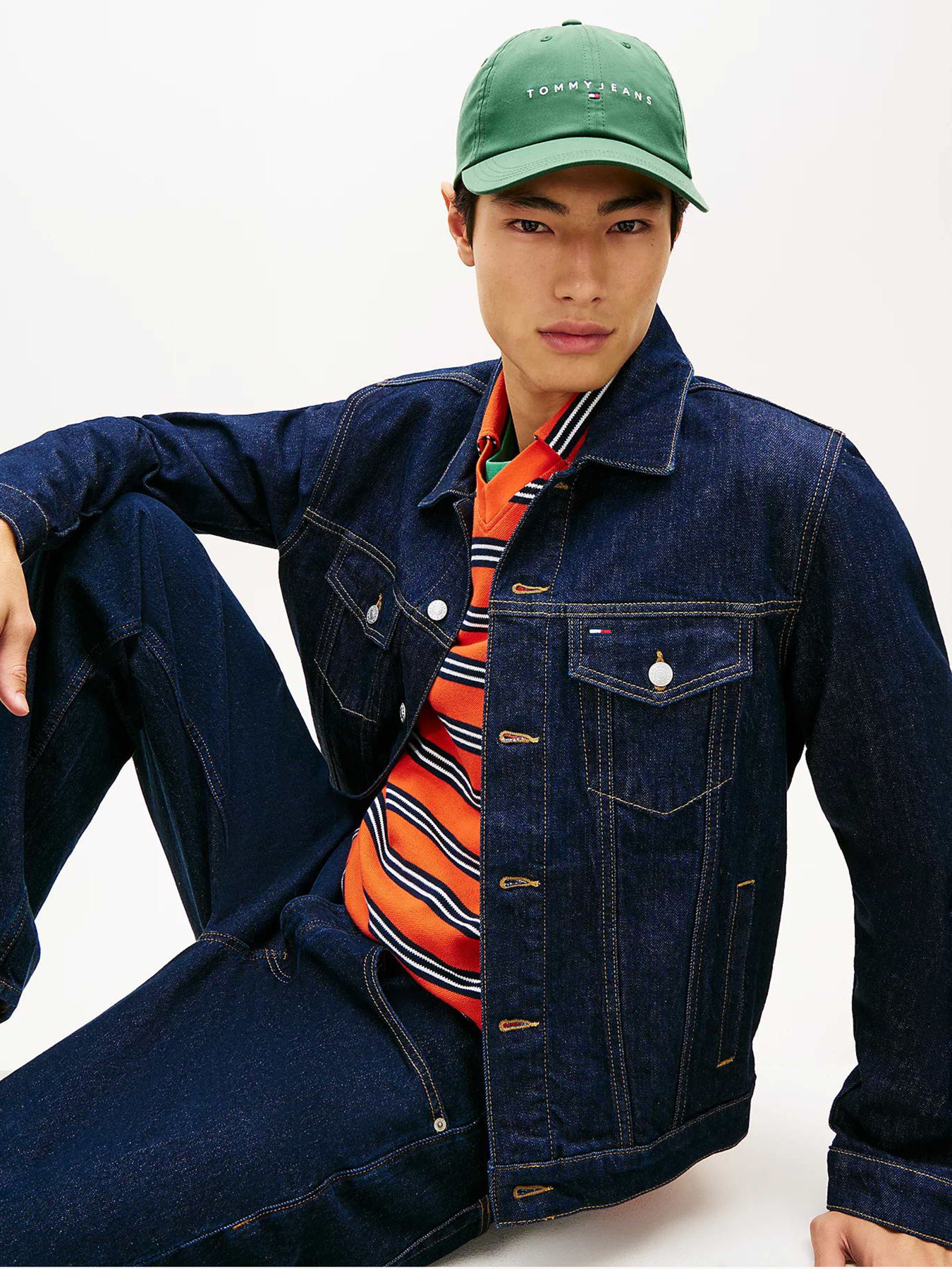 Шапки и кепки Tommy Hilfiger TJM LINEAR LOGO CAP модель AM0AM14198-MBL Фото