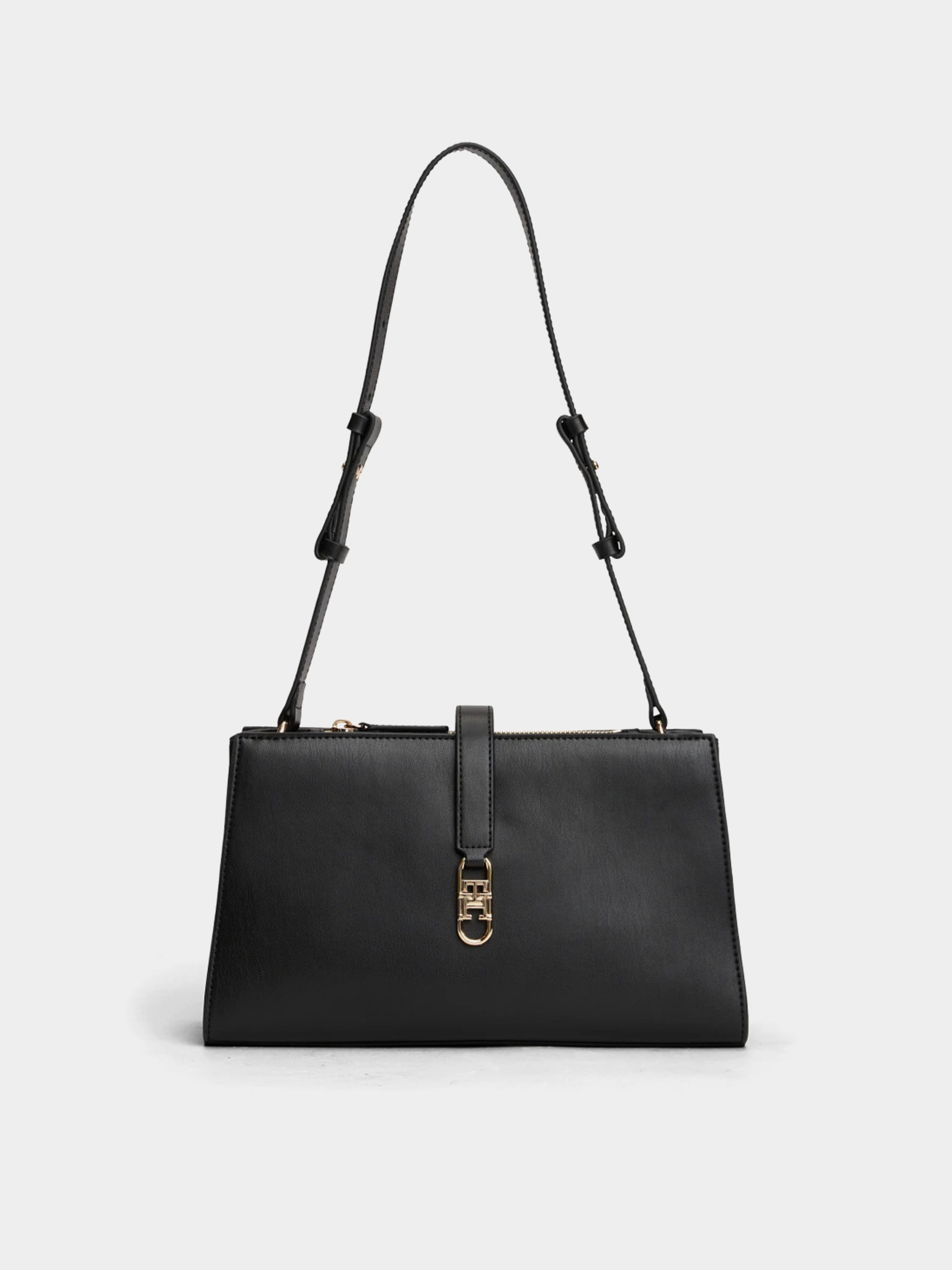 Tommy Hilfiger TH LIBRE SHOULDER BAG Шолдер бег (TC6129) Жіноче, колір - Чорний, матеріал - Поліуретан