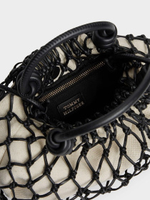 Сумка Tommy Hilfiger TH SOFT L MED CROSSOVER MACRAM модель AW0AW18421-BDS Фото