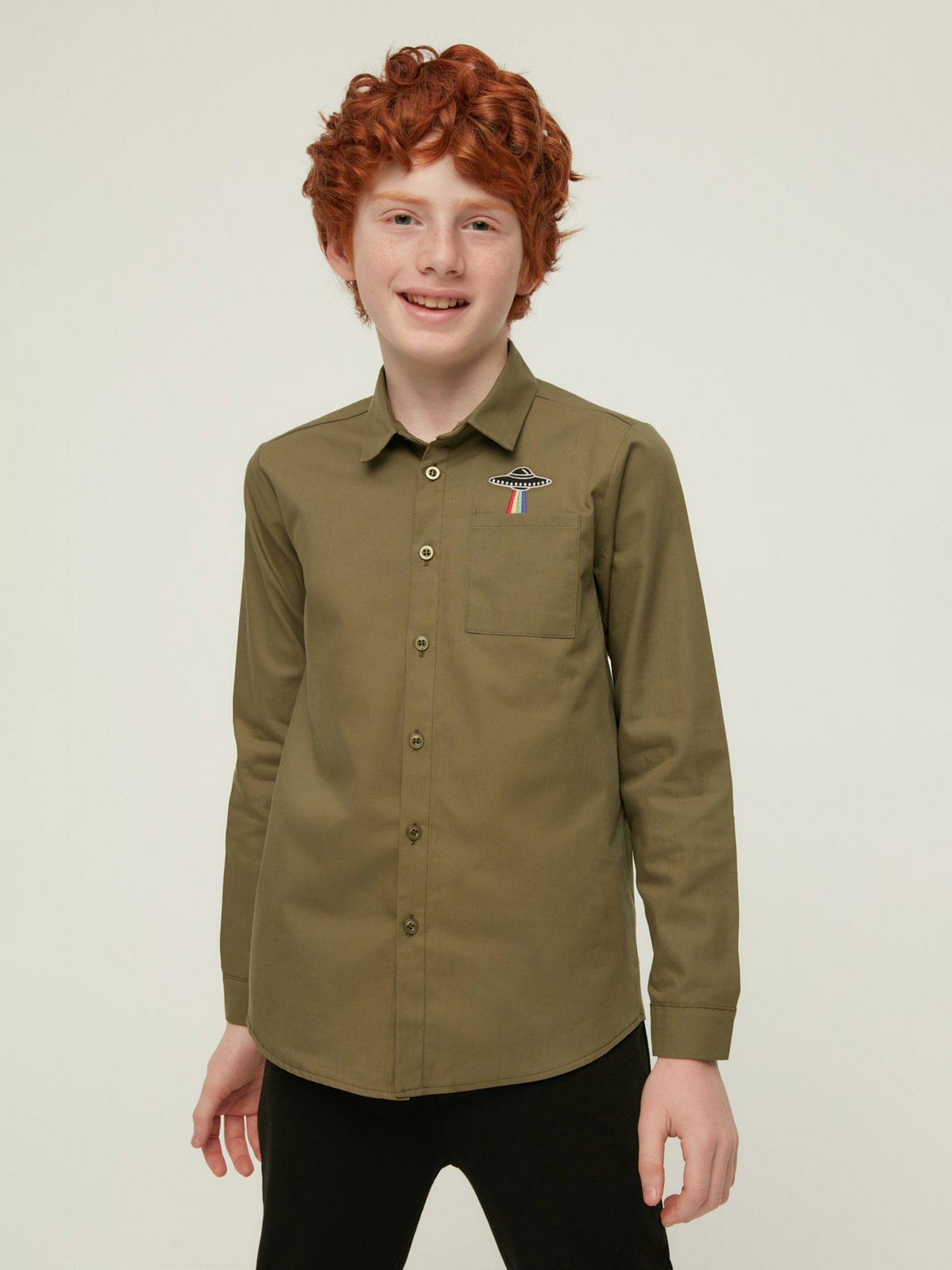 Рубашка Trendyol модель TKDAW22GO1166/Haki Фото