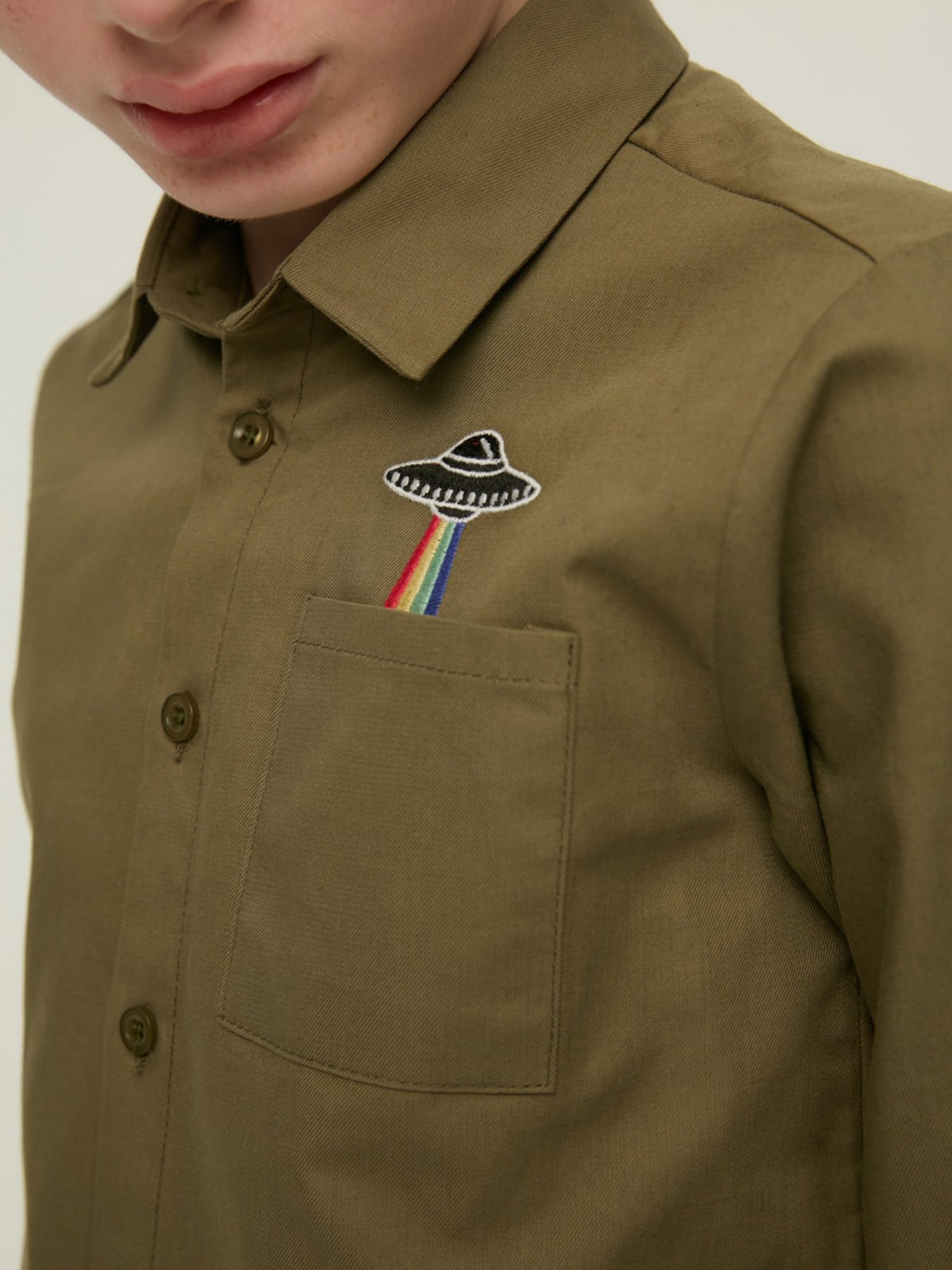 Сорочка повсякденна Trendyol модель TKDAW22GO1166/Haki Фото