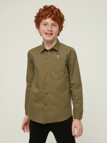 Сорочка повсякденна Trendyol модель TKDAW22GO1166/Haki Фото