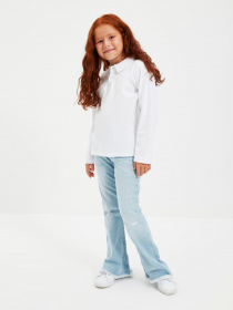 Поло Trendyol модель TKDAW22PO0005/Beyaz Фото