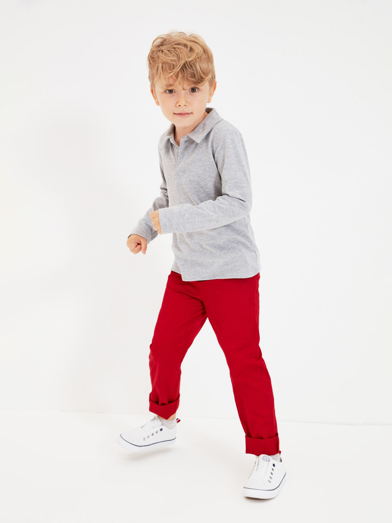 Поло Trendyol модель TKDAW22PO0005/Gri Фото