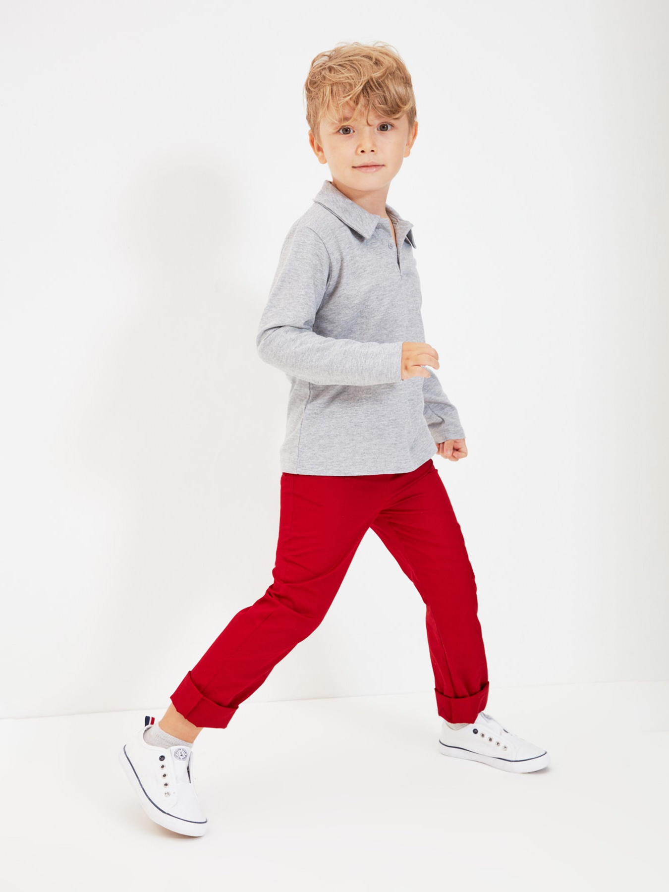 Поло Trendyol модель TKDAW22PO0005/Gri Поло Trendyol модель TKDAW22PO0005/Gri Фото