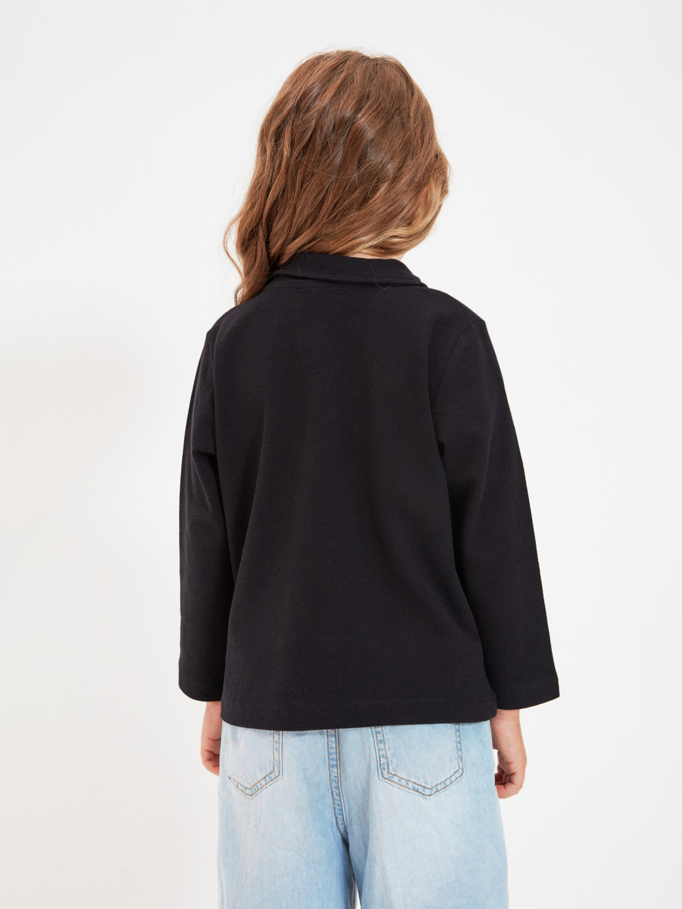 Поло Trendyol модель TKDAW22PO0005/Siyah Поло Trendyol модель TKDAW22PO0005/Siyah Фото