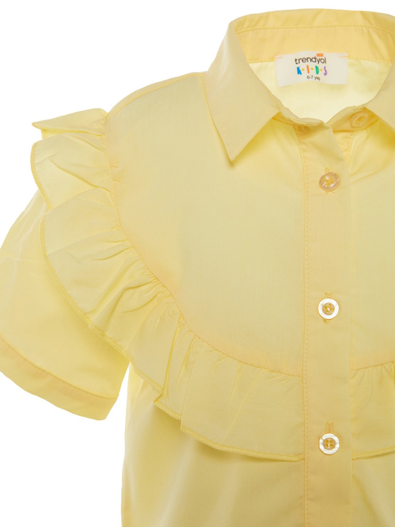 Блуза Trendyol модель TKDSS22GO0098/Sari Фото