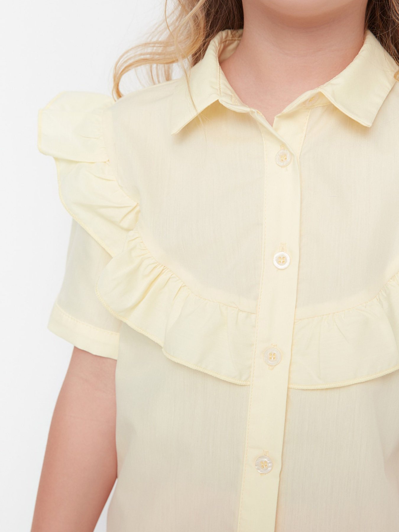 Блуза Trendyol модель TKDSS22GO0098/Sari Фото