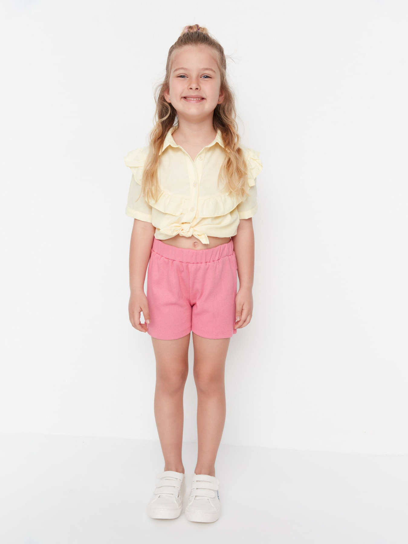 Шорты Trendyol модель TKDSS22SR00006/Pembe Фото