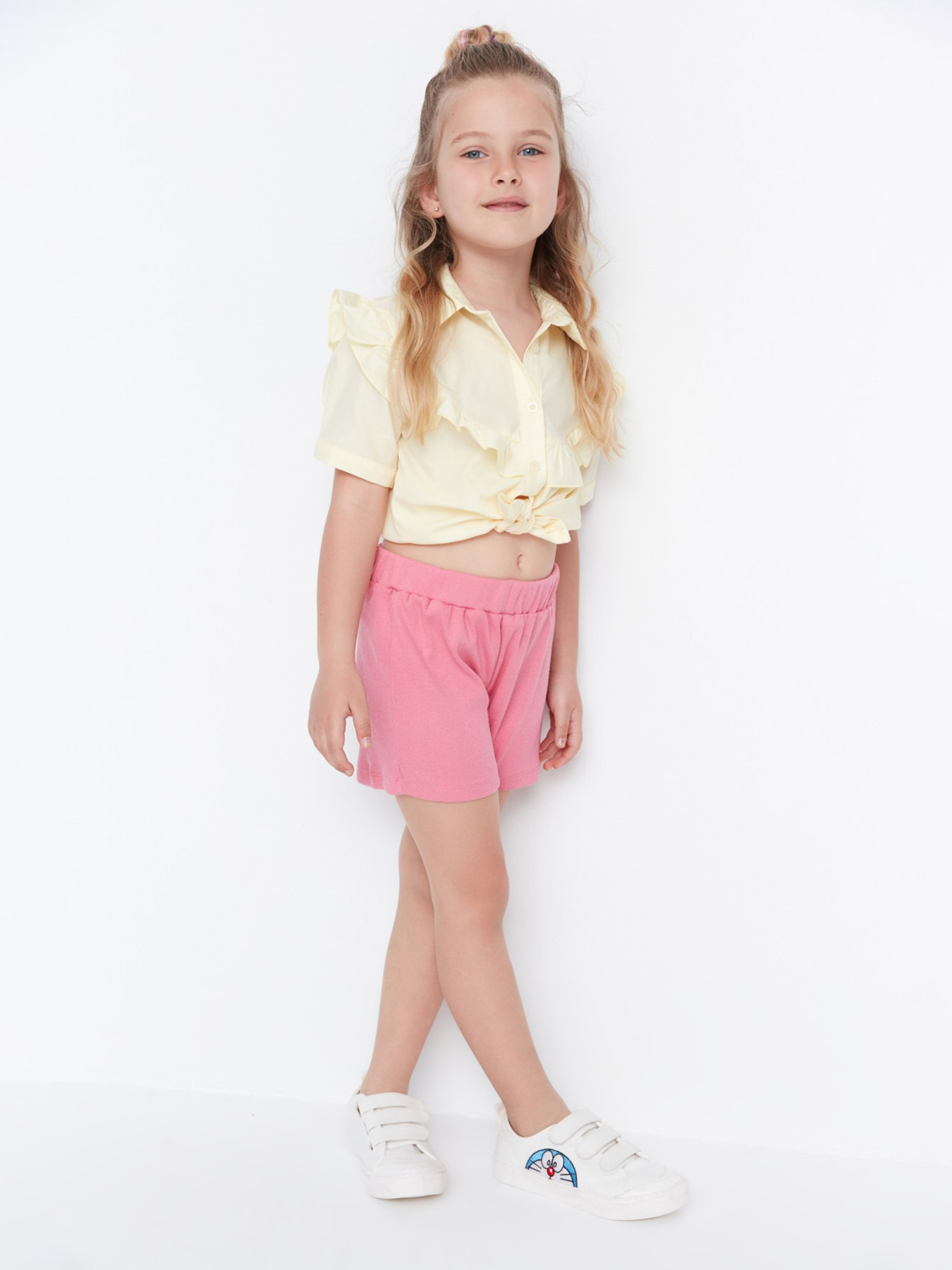 Повседневные шорты Trendyol модель TKDSS22SR00006/Pembe Фото