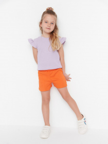 Шорты Trendyol модель TKDSS22SR00006/Turuncu Фото