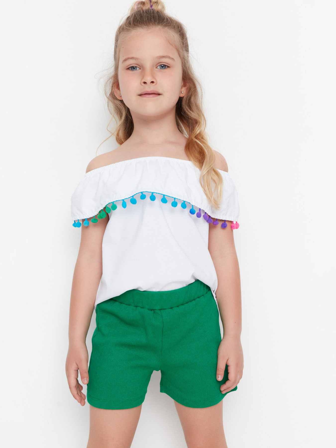 Шорты Trendyol модель TKDSS22SR00006/Yesil Фото