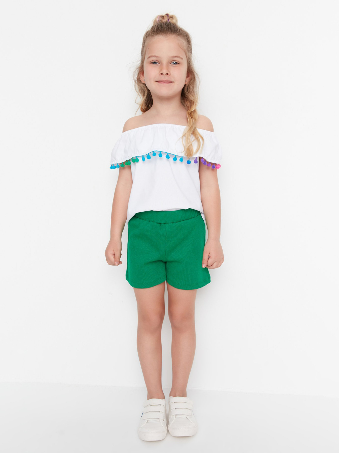 Шорты Trendyol модель TKDSS22SR00006/Yesil Фото