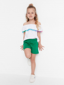 Шорты Trendyol модель TKDSS22SR00006/Yesil Фото