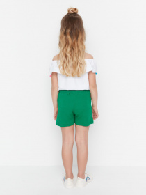 Повседневные шорты Trendyol модель TKDSS22SR00006/Yesil Фото