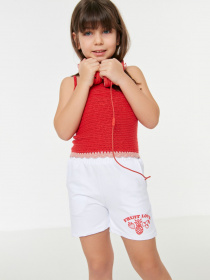 Повсякденні шорти Trendyol модель TKDSS22SR0252/Beyaz Повсякденні шорти Trendyol модель TKDSS22SR0252/Beyaz Фото