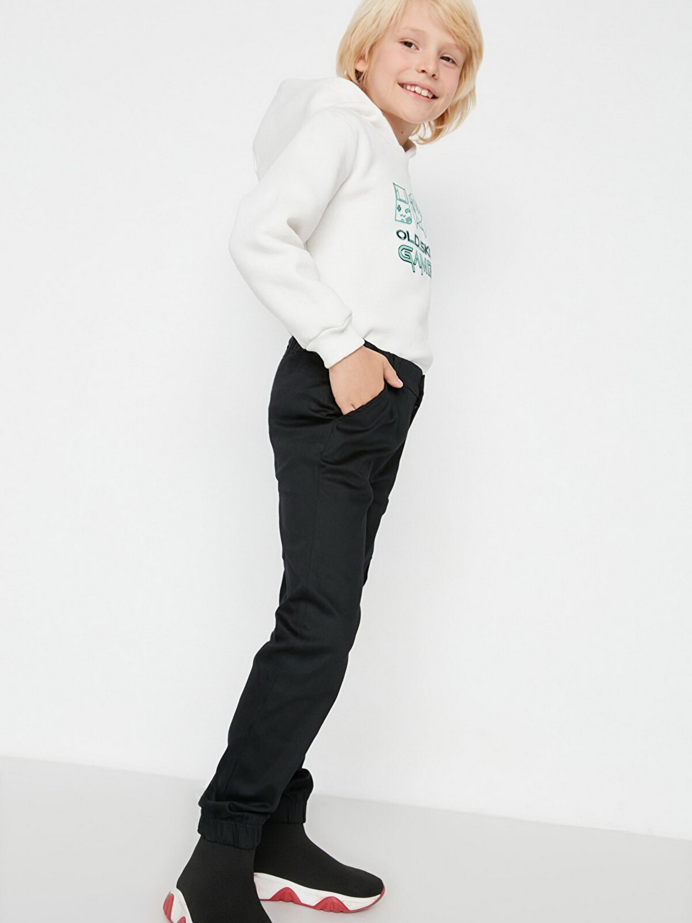 Джогери Trendyol модель TKDAW23PL00015/Siyah Фото