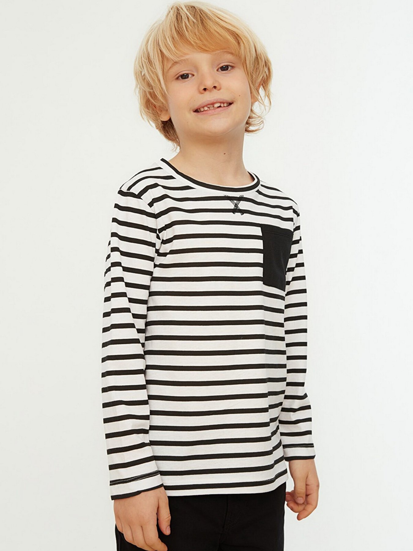 Набор лонгсливов Trendyol модель TKDAW22TS0050/Siyah-Cok Renkli Фото