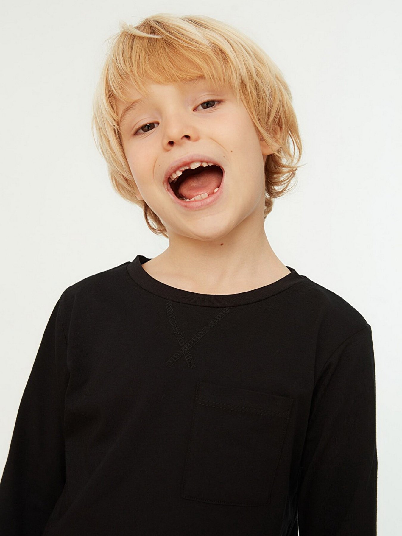 Набір лонгслівів Trendyol модель TKDAW22TS0050/Siyah-Cok Renkli Фото