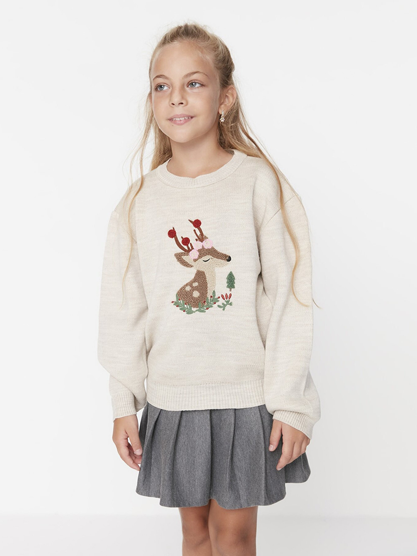 Джемпер Trendyol модель TKDAW23KZ00052/Bej Фото