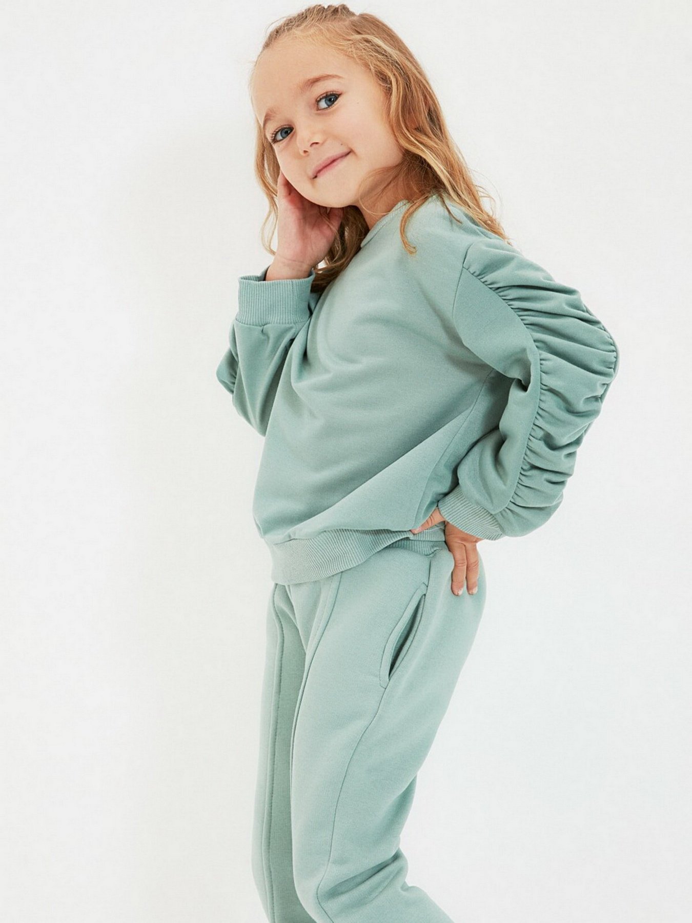 Світшот Trendyol модель TKDAW22SW0238/Mint Фото