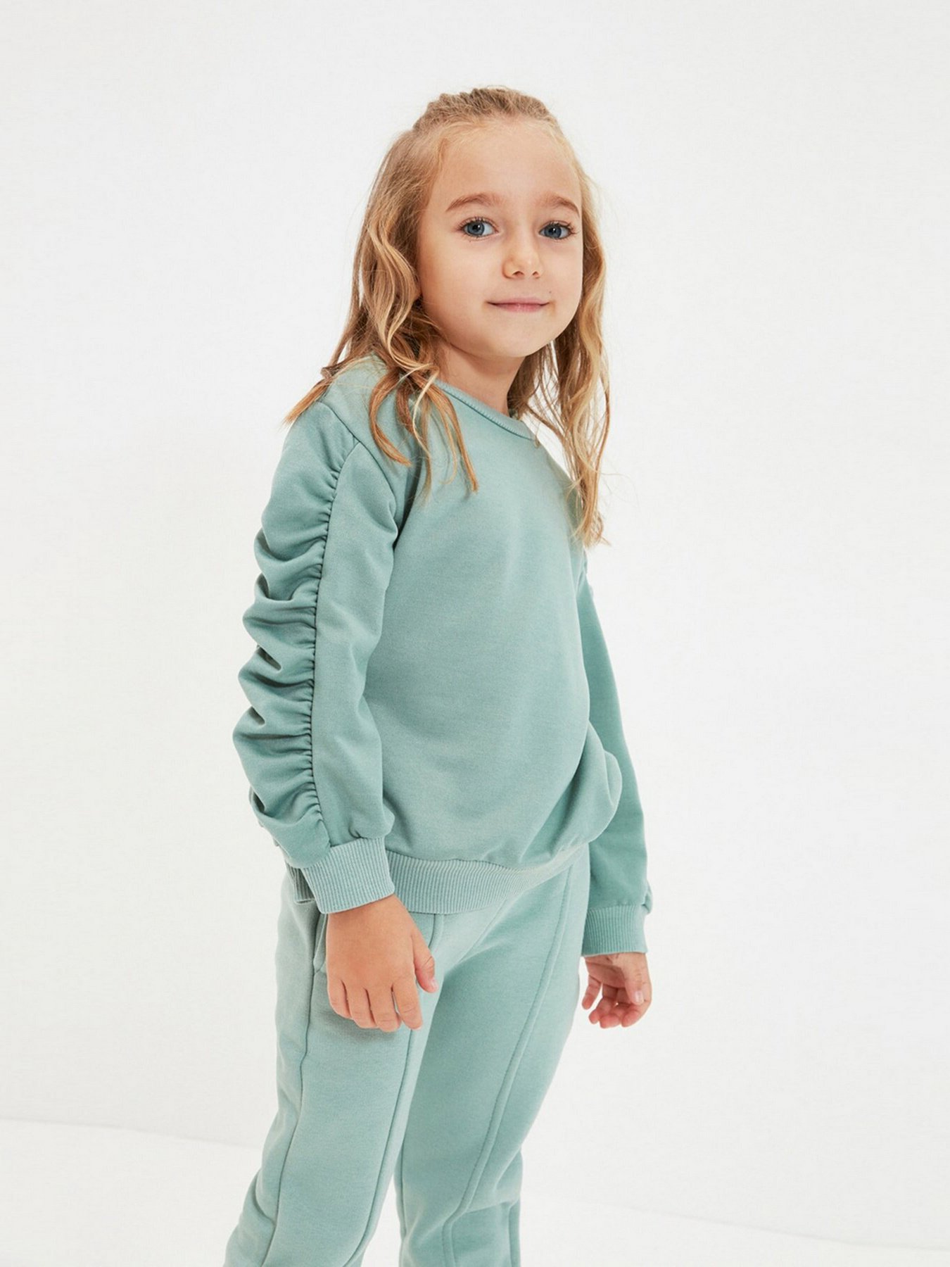 Світшот Trendyol модель TKDAW22SW0238/Mint Фото