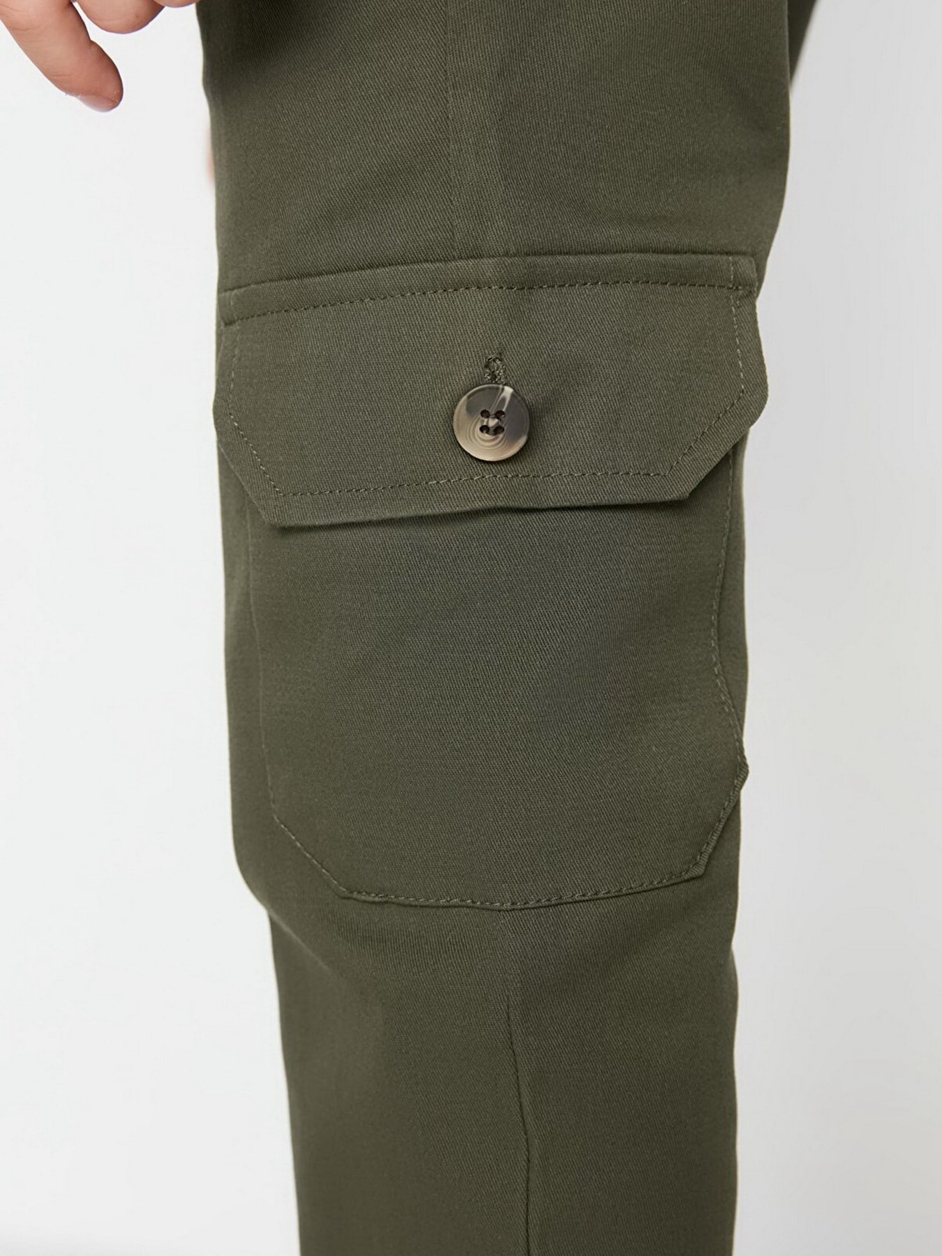 Джогери Trendyol модель TKDAW23PL00015/Haki Фото