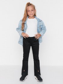 Брюки повседневные Trendyol модель TKDAW23PL00012/Siyah Фото