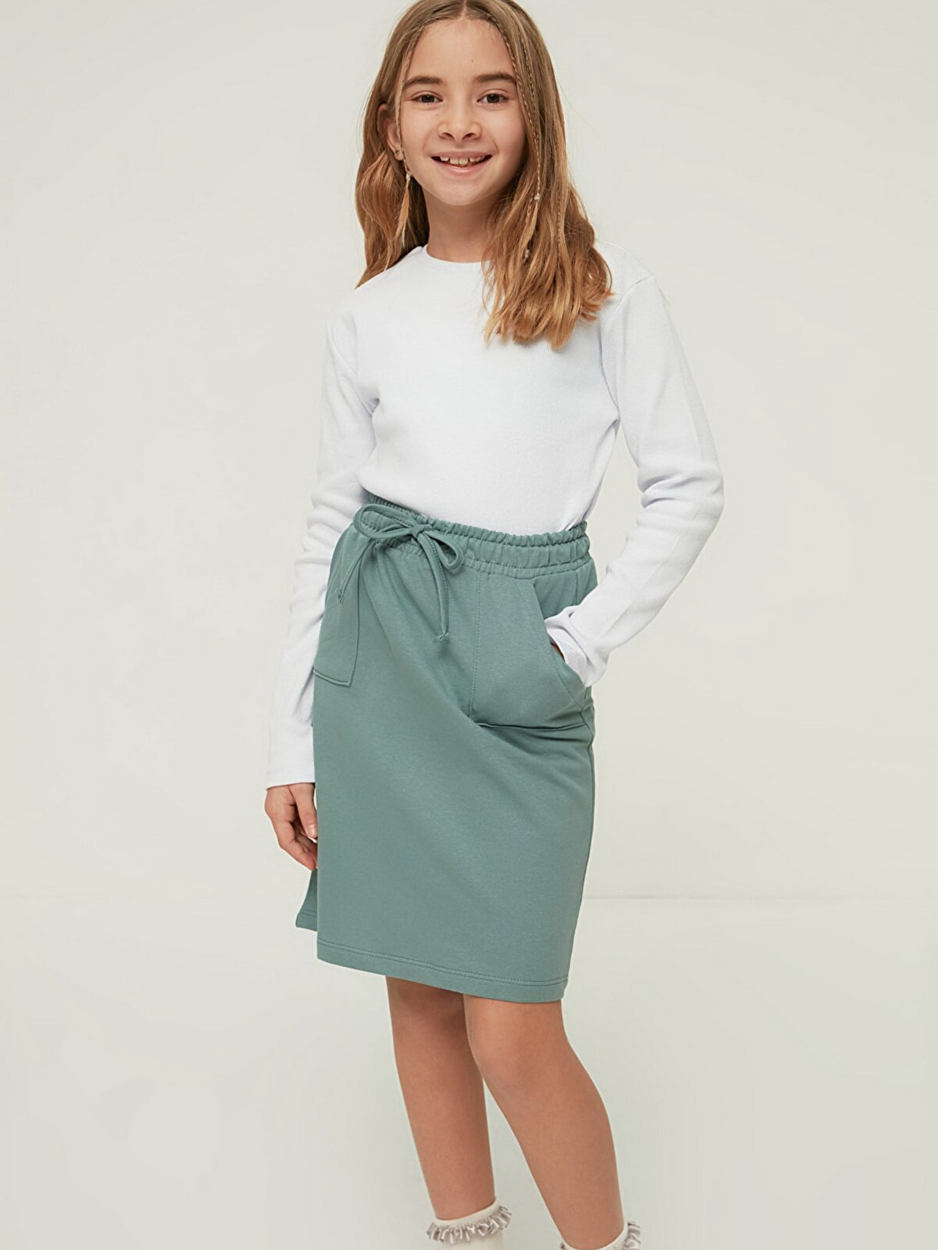 Лонгслив Trendyol модель TKDAW22TS0128/Beyaz Фото