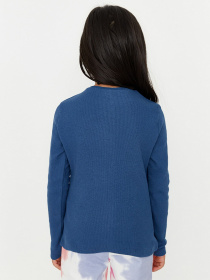 Лонгслив Trendyol модель TKDAW22TS0128/Indigo Фото