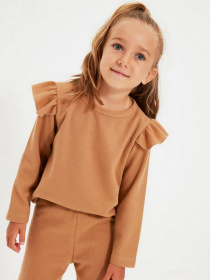 Світшот Trendyol модель TKDAW22SW0617/Camel Фото