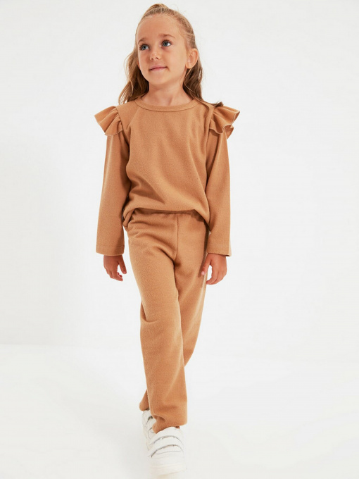 Свитшот Trendyol модель TKDAW22SW0617/Camel Фото