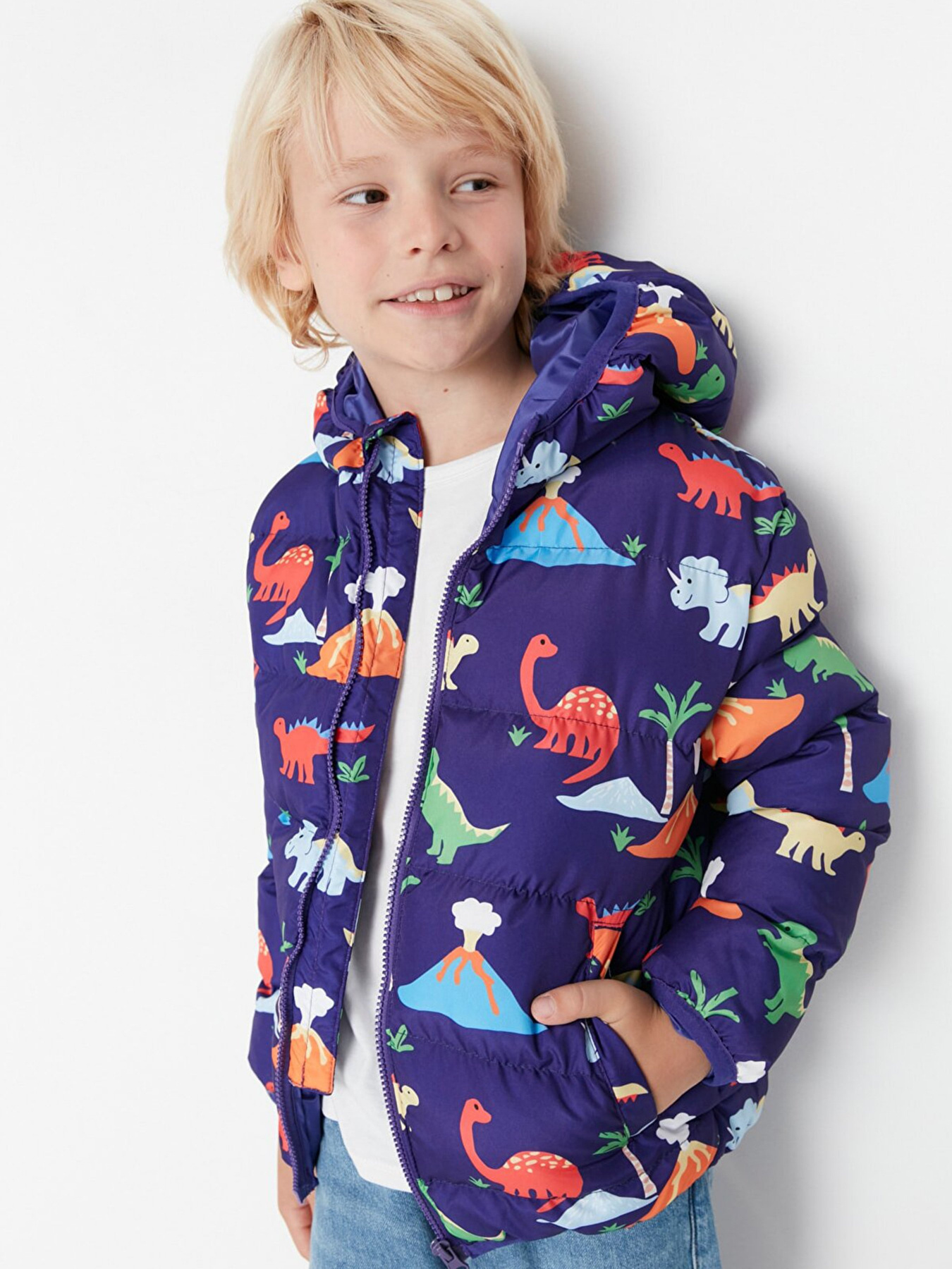 Демисезонная куртка Trendyol модель TKDAW23MO00001/Lacivert Фото