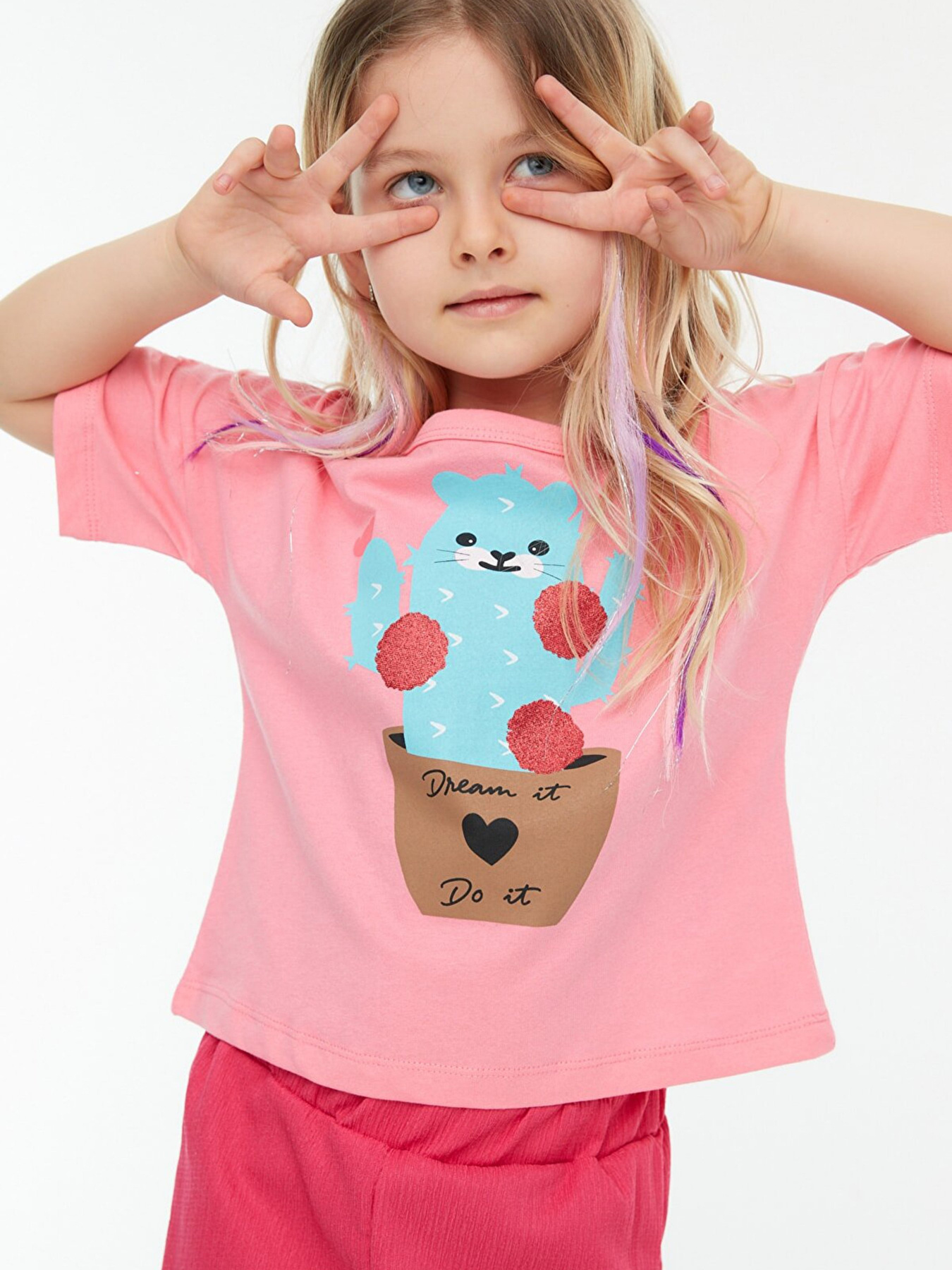 Футболка Trendyol модель TKDSS22TS00007/Pembe Фото