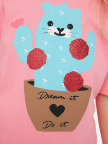 Футболка Trendyol модель TKDSS22TS00007/Pembe Фото