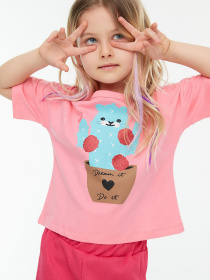 Футболка Trendyol модель TKDSS22TS00007/Pembe Фото