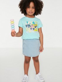 Футболка Trendyol модель TKDSS22TS0258/Mint Фото