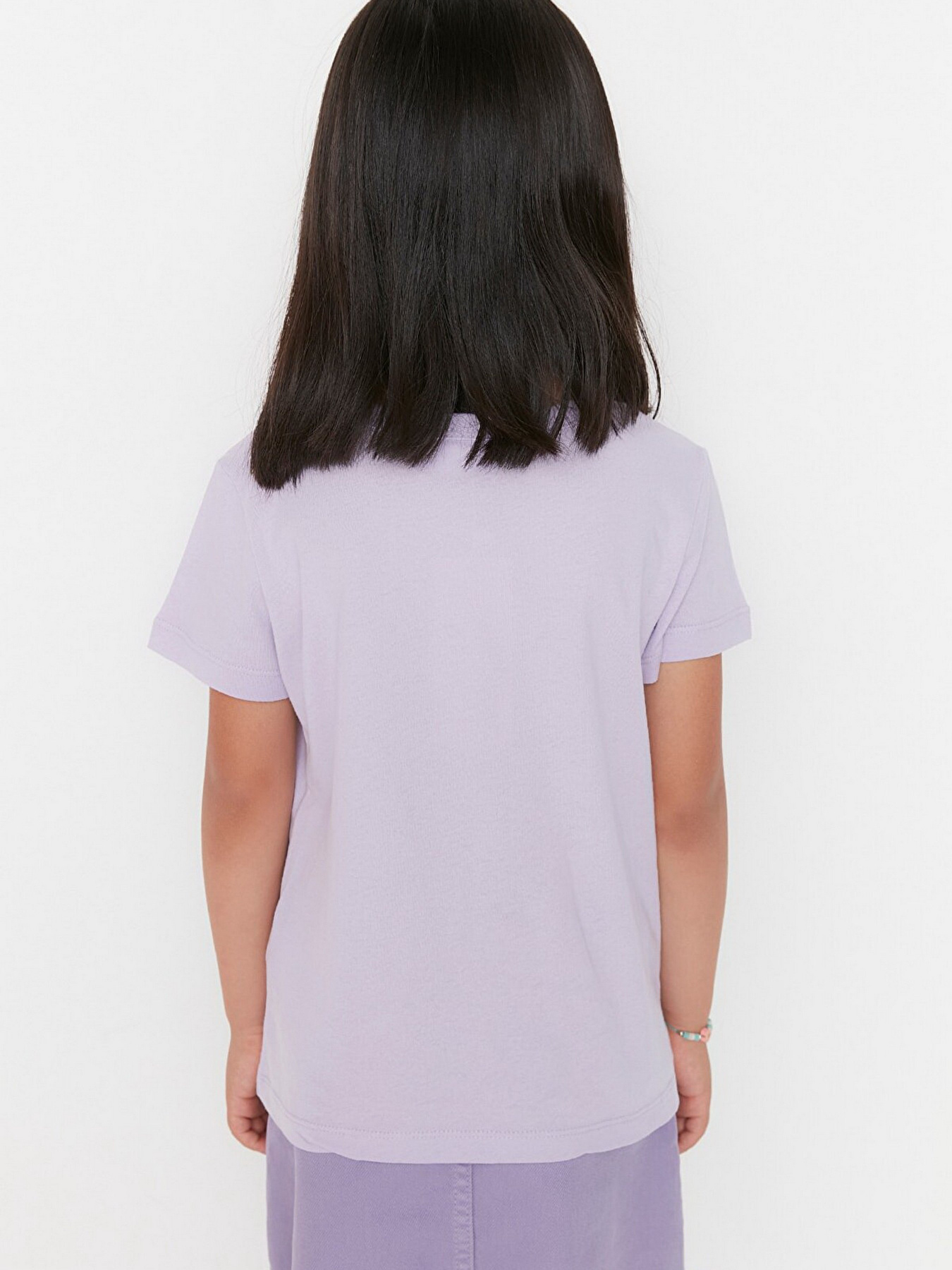 Футболка Trendyol модель TKDSS22TS1274/Lila Фото