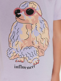 Футболка Trendyol модель TKDSS22TS1274/Lila Фото