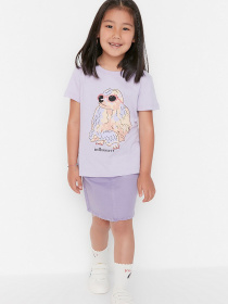 Футболка Trendyol модель TKDSS22TS1274/Lila Футболка Trendyol модель TKDSS22TS1274/Lila Фото