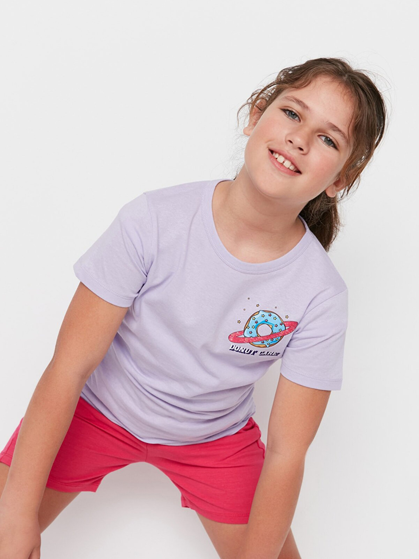 Футболка Trendyol модель TKDSS22TS1855/Lila Футболка Trendyol модель TKDSS22TS1855/Lila Фото